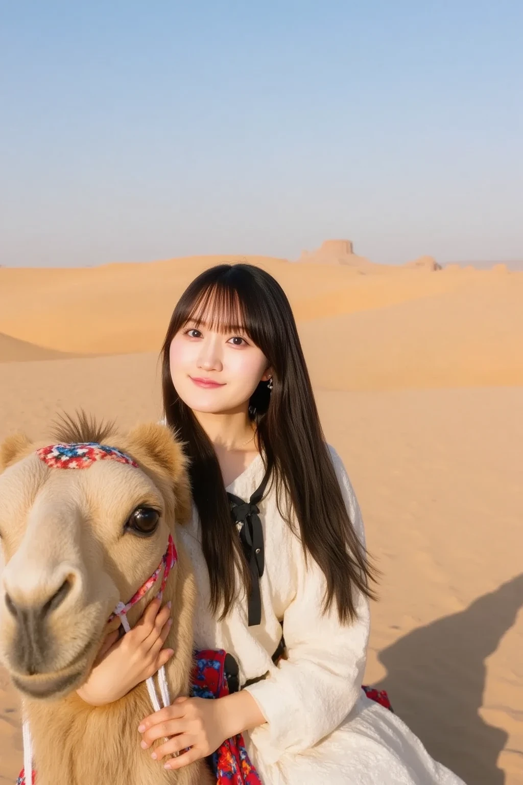 Smile of the highest quality, masterpiece, ultra high resolution, (photorealistic: 1.4), highly detailed and professional lighting. Big breasts, playing volleyball on the beach, wearing bikini and sweating body. (The head of the nipple and the toe of the camel are visible)