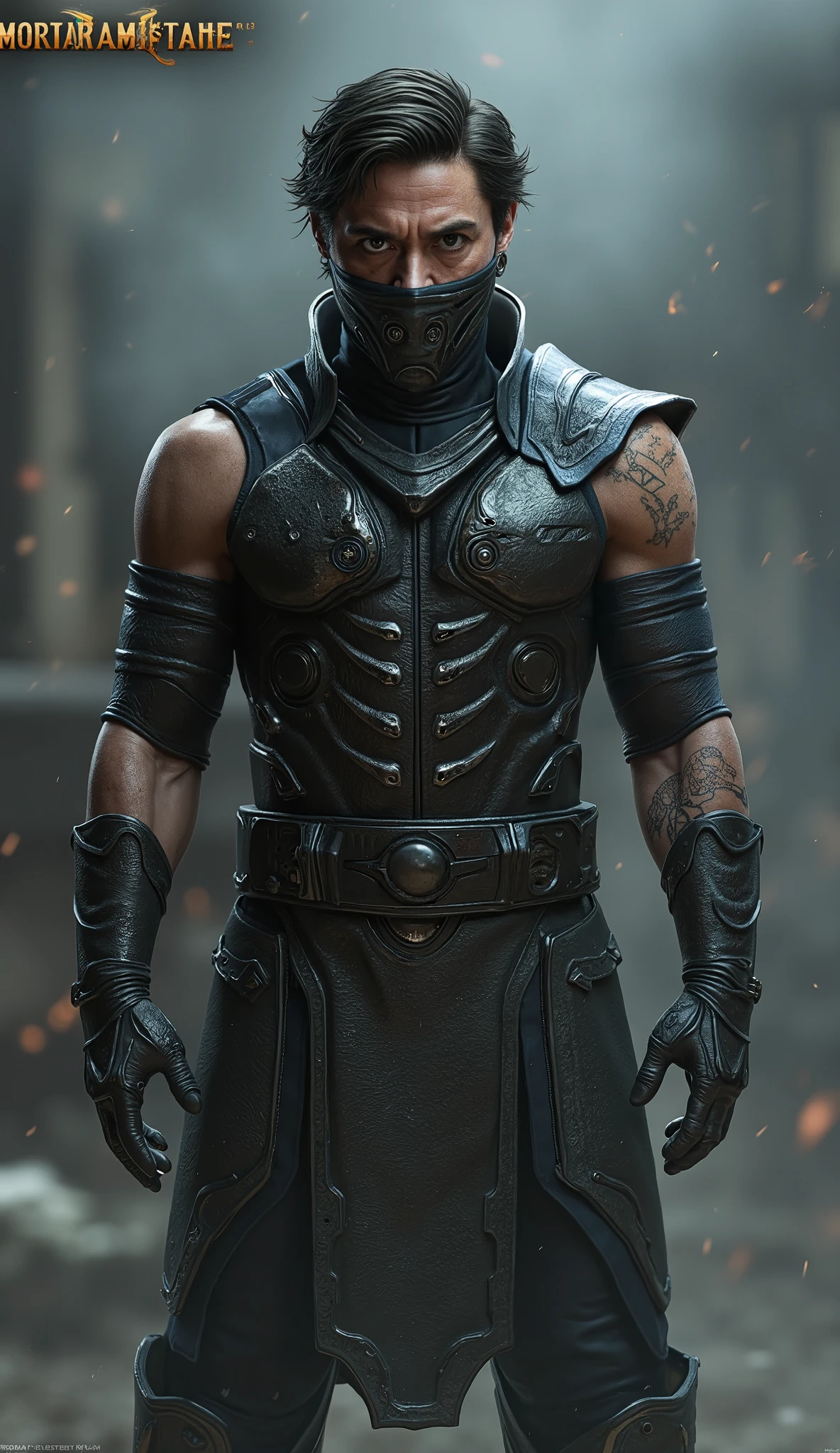 Robert Downey Jr. as Smoke brings a stylish and complex reinterpretation of the character of * mortal kombat*. Wearing a dark gray ninja outfit, almost metallic, he exudes a mysterious and unpredictable presence, with his smoke and shadow inspired look. Your mask, matching the ethereal tone of his skill, partially hiding his face, leaving only his piercing eyes showing, transmitting his cunning and intelligence. A figura de Downey Jr. as Smoke is unique, bringing a lightness of movement and an unmistakable style. He is not only a master of shadows, but a calculating strategist who uses his smoke manipulation powers to disorient and deceive his opponents. Every movement seems to be made with calculated precision, where his ability to disappear and reappear is as agile as a dance, making him almost intangible on the battlefield. With a shrewd expression and an uncomplicated posture, Robert Downey Jr. as Smoke brings a cynical charm to the character. His ability to hide in the shadows, surprising with quick attacks and disappearing like a mist makes his unmistakable presence, creating a mysterious and calculating warrior.
