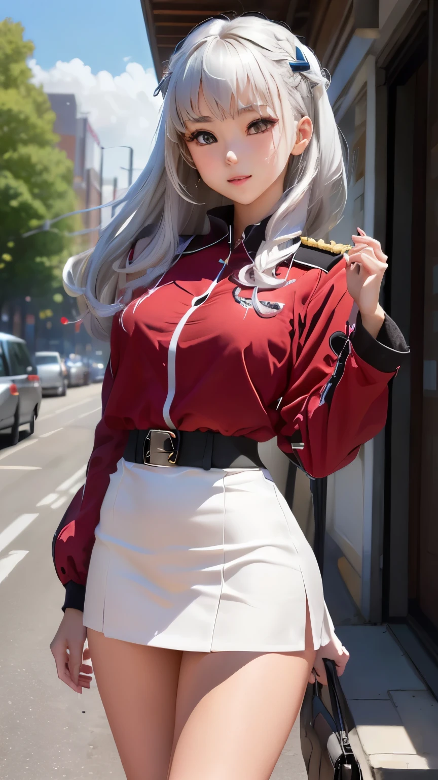  a woman in a miniskirt suit has a miniskirt , 赤い白いMiniskirt Uniform, White panties are visible from the silver miniskirt ,A woman in a miniskirt 性を装ったエドワード・コーベット, Anime The Chamba  ,  a woman in a red dress like a retrofuturistic heroine has a miniskirt, Miniskirt Uniform,  White panties are visible from the silver miniskirt ,A woman in a miniskirt 