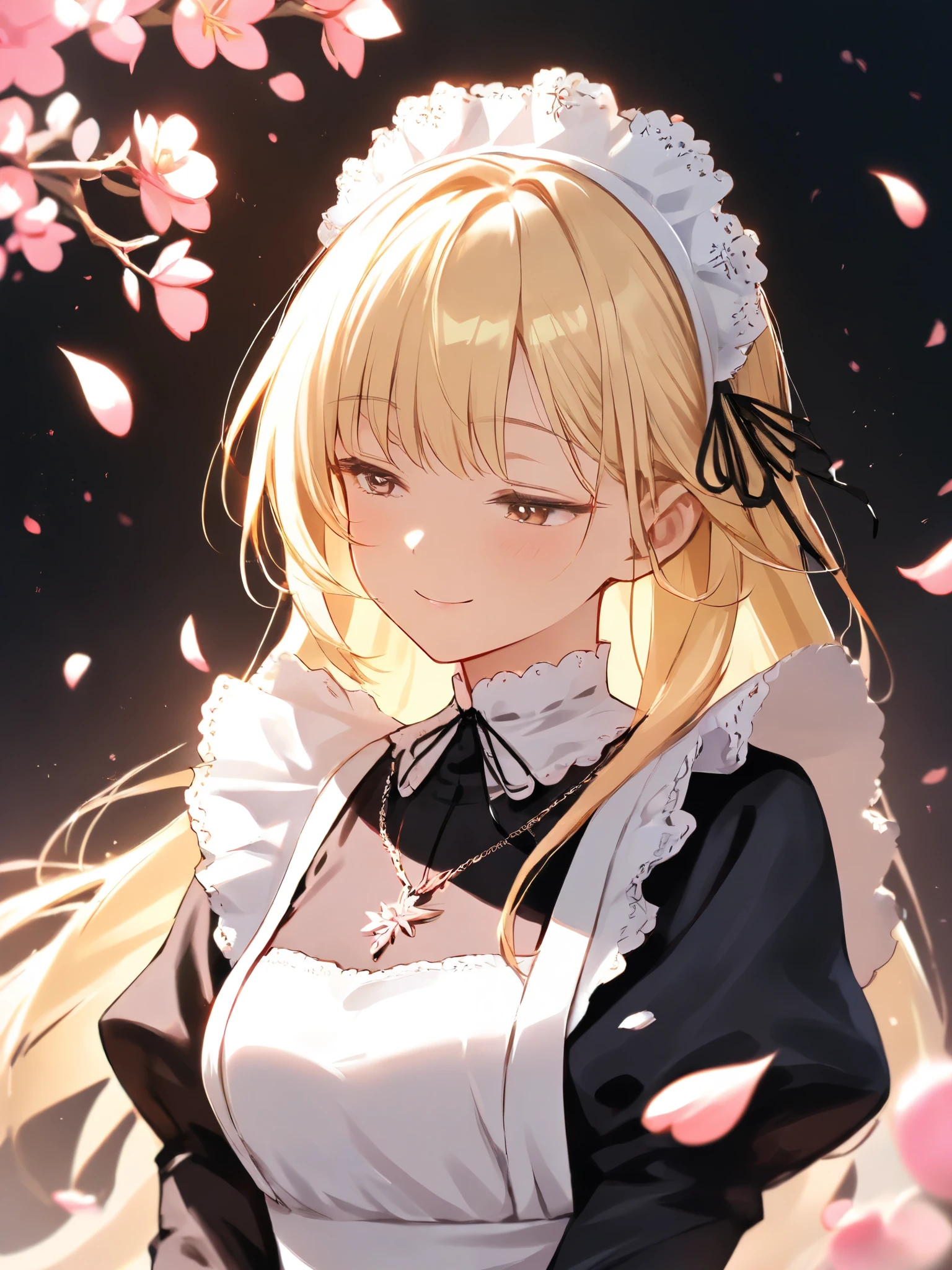 Female Amiya(Ark of Tomorrow),,Minimalism,maid,white maid dress,Black jacket,Jewelry,Beautiful hair,Messy hair,watercolor,Ambient Lighting,shadow,(((1 Girl))),((((masterpiece)))),(best quality),illustration,Upper Body, High Detail,Sunlight,shadow,Very beautiful girl,Delicate and beautiful eyes,Bright background,Elaborate dress,((Extremely detailed CG unity 8k wallpaper)), best quality, excellent quality, very aesthetic, absurd