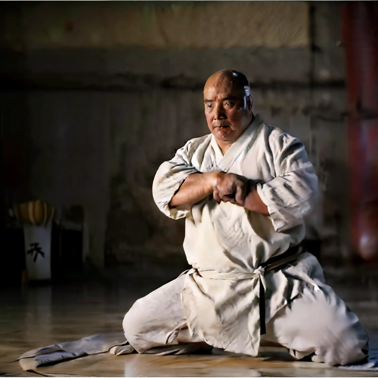 Middle aged man in his 50s 、 Fat Japanese wearing Japanese-style white loincloths , Crawling on the ground , bowing shyly with his forehead on the floor , dogeza, crew cut, Wearing a Japanese-style white loincloth , shirtless , Bare legs, shy, Tears in my eyes, Decayed and dusty barn , photos, 高解像度の photos, masterpiece、((((( ANAL SEX)))))