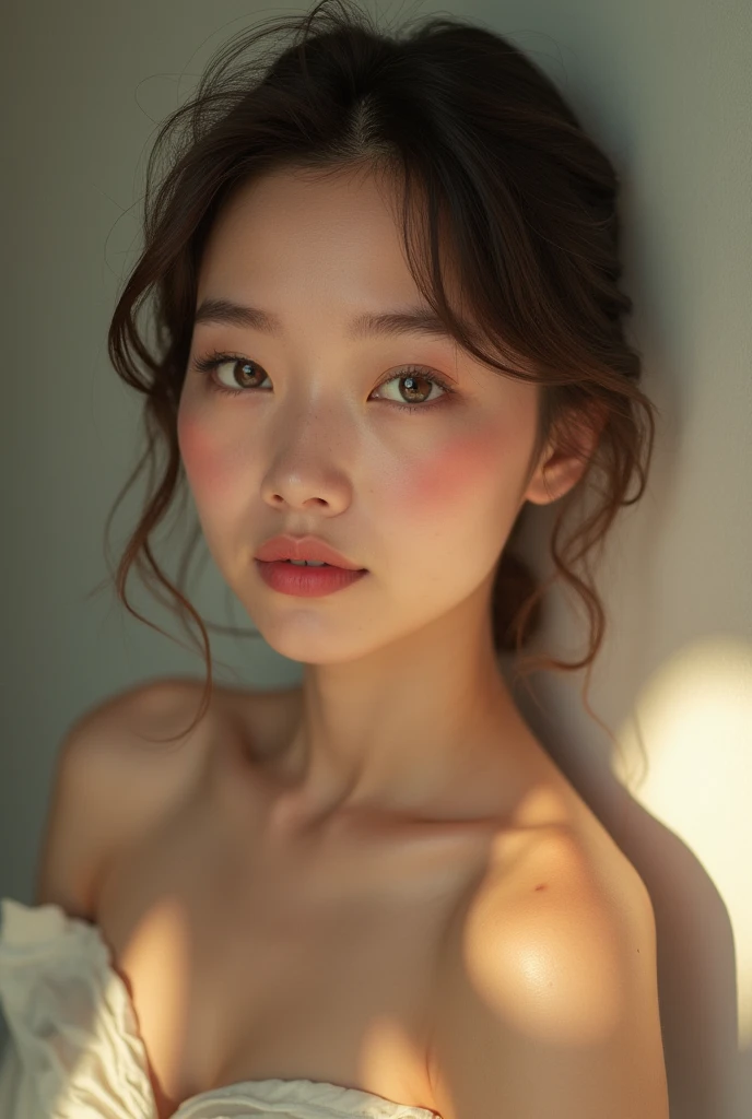 50 year old mature woman、Japanese、Classy sex appeal、Beautiful woman、sexy、透明Whitening skin、Perfect lighting、Beautiful breasts High quality、Wear light makeup、Beautiful ass high quality、Glowing Beautiful Skin、Transparent beauty、Goddess of Eros、Realistic、Looking into the camera、Whitening skin、masterpiece、Watery eyes、Nasolabial folds、Bright spot、Glamour、Saggy breasts、Gravure quality、View from below、Shapely big ass、Worried look、Panties、Leg spread