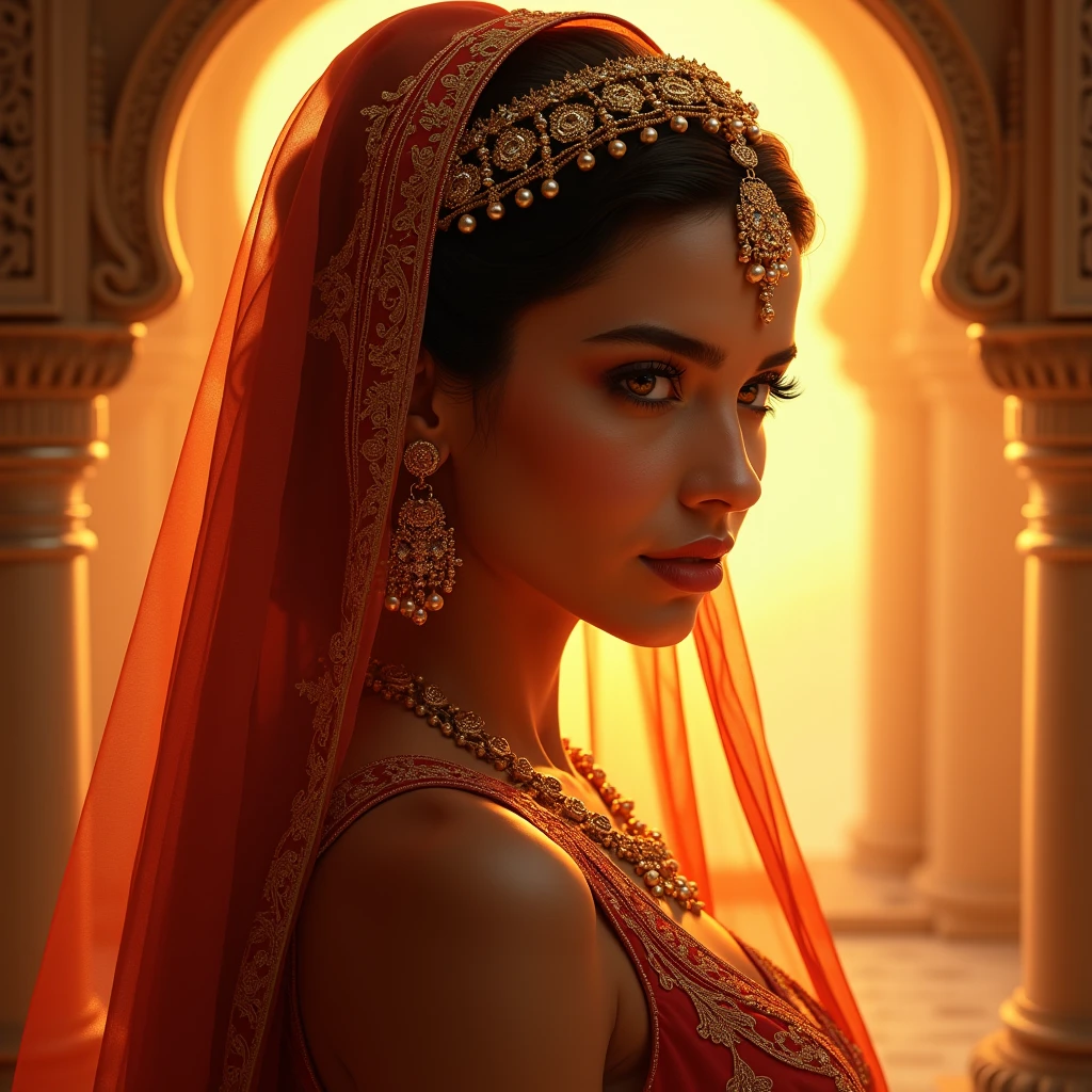 ((Best quality, 8k, Masterpiece :1.3)), Sharp focus :1.2, Generate a realistic image of a beautiful sexy Indian woman plus size body: 8.5 dressed in a white Kasava saree, adorned with traditional ornaments, standing in a well-lit room with cinematic lighting. ((Front view, random elegant pose)), and there is a sense of grace and elegance in her posture. The background should complement the scene, enhancing the overall aesthetic appeal of the image. Photography by Brandon Woelfel, Full shot: Canon EF 16-35mm f/2.8L III USM lens on a Canon EOS 5D Mark IV camera, ultra realistic, 32k, HD