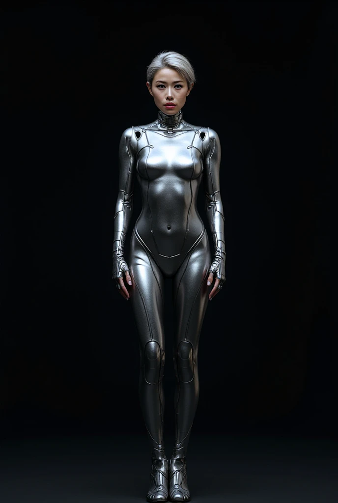 Here is a prompt for creating an image:
"Design a stunning and alluring female humanoid AI robot inspired by the film Ex Machina. The robot should have a face resembling that of an extremely gorgeous lady, with human-like, realistic skin. Ensure that the skin texture is detailed and beautiful, capturing the essence of a woman's beauty intertwined with advanced AI technology."