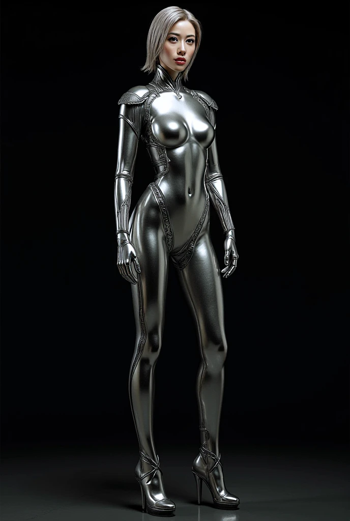 Silver body paint 