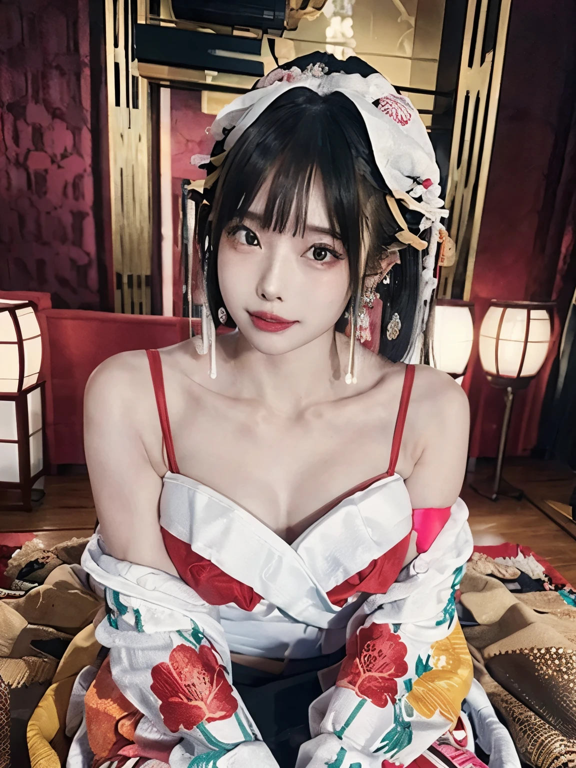 ((nsfw)),((     high definition ,     photos,    Anatomically Normal      )),((     fellatio, Lick your     penis with your tongue,      lie down together while looking at the camera    ,    eyes without expression,smile,     beautiful ,     Details,8k,    penis, realistic 15 cm     penis ,    penis静脈,     )),     on the bed  ,     twin tail hairstyle    ,   28 years old   ,       sitting and laughing    ,     cover the body with a blanket next to each other    ,     big breasted,8-head beauty,Clearly define the ridgeline of the tongue and     penis,     Japanese,     beautiful 光沢のある肌,     micro bikini,     flashy earrings,     sexy,     sexyポーズ, By gravure 々