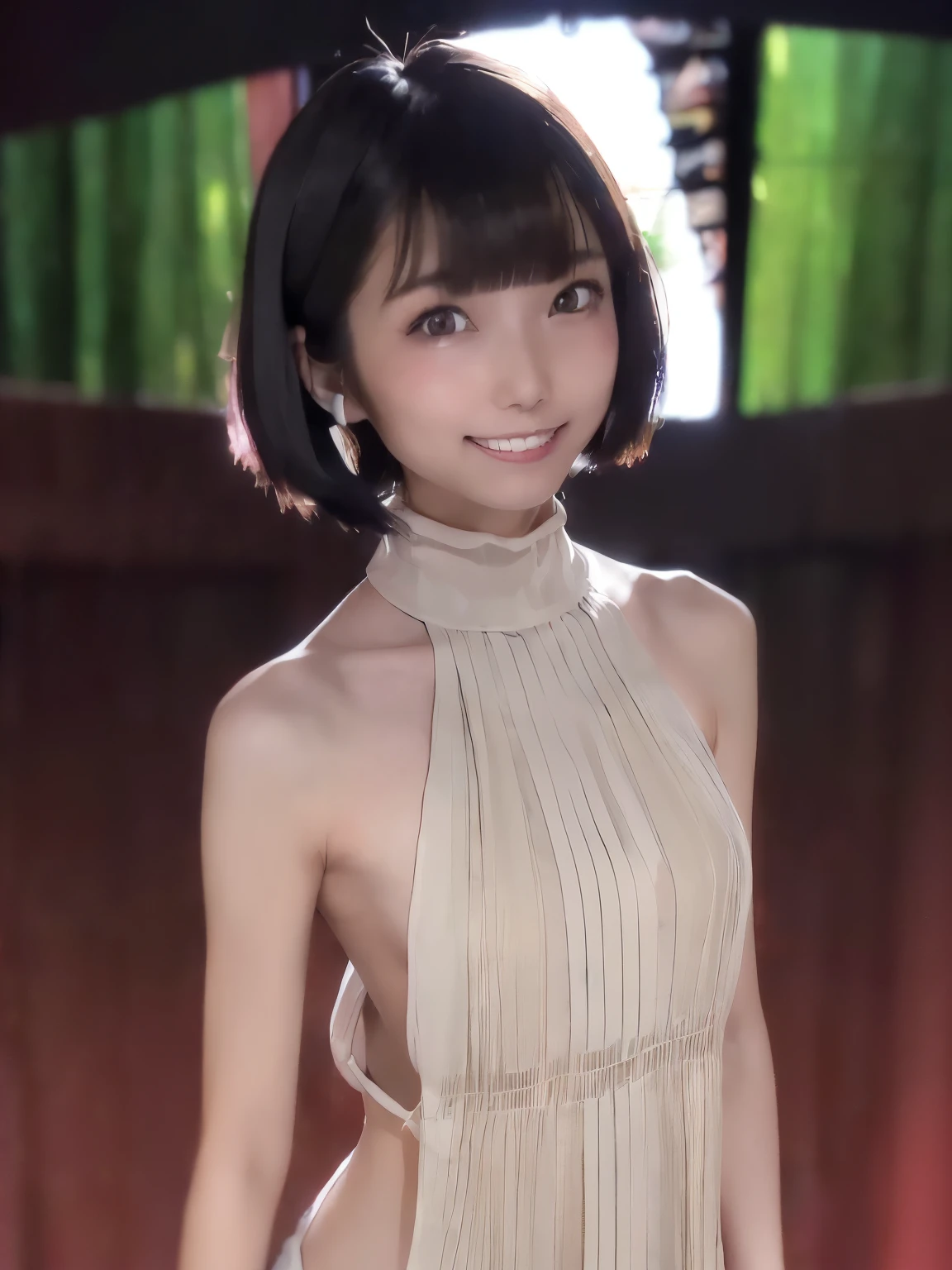 (highest quality、16k、High resolution、masterpiece: 1.2)、Super detailed、One Italian Woman、(((micro bikini))), (((full body image)))、(Anne Hathaway)、(jennifer connelly)、18-year-old、beautiful detailed face、teenage girl、short hair、(genuine、photogenuineistic、photogenuineistic: 1.37)、nikon 105mmFull body shot with lens、((black background))、((Beautiful background blur))、Attractive female body that attracts the opposite sex、、((black background))、((A beautiful figure that stands out against a dark background))、((Anatomically correct fingers of the hand))、((correct number))、soft studio lighting