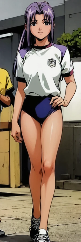 rangiku matsumoto, Long Hair, ????? ,?????,Slender and sexy woman,Black thigh-high boots,Beige jean shorts,in the train,Molester,Multiple men,Put your hands behind your back,????,???,????????,A lot of semen,profile,ponytail,??? on thighs,