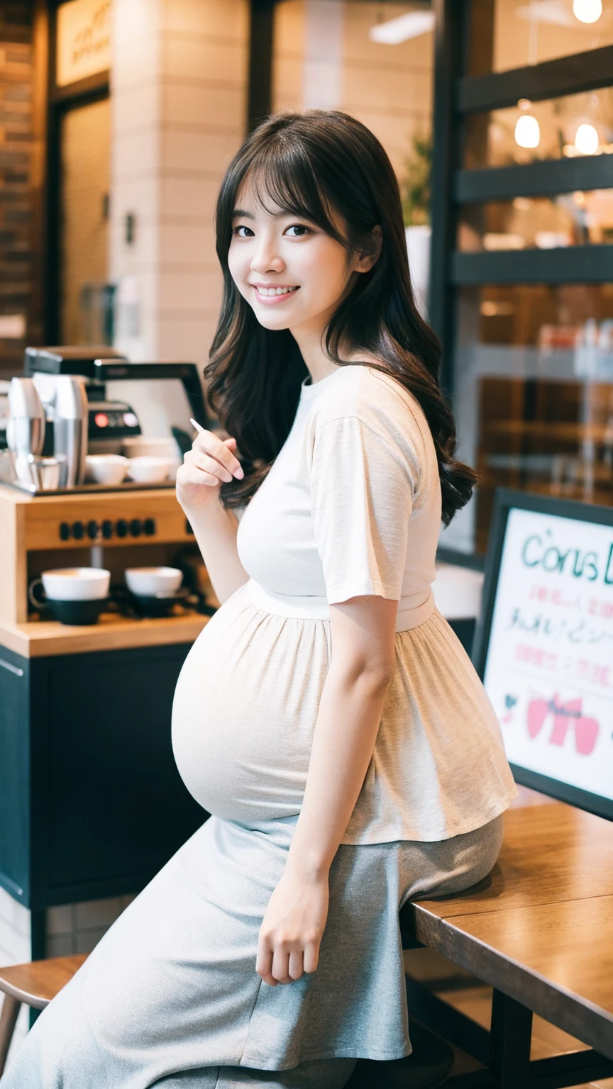 ((8K)), highest quality, 超High resolution, (Surreal)、(High resolution), 1 girl, nurse, Japanese, ((pink nurse costume)), Overweight, Extremely fat, Chubby, ((burst into laughter:1.5)), hospital room, hospital