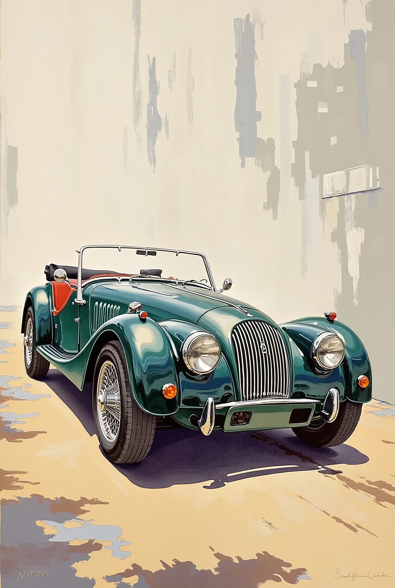 Suzuki Hideto's painting style 、Morgan 1963