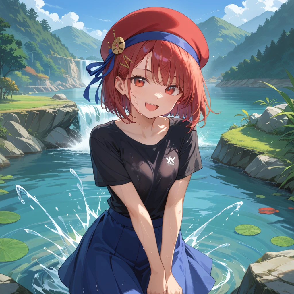 1 girl, sitting, sexy, fishing net