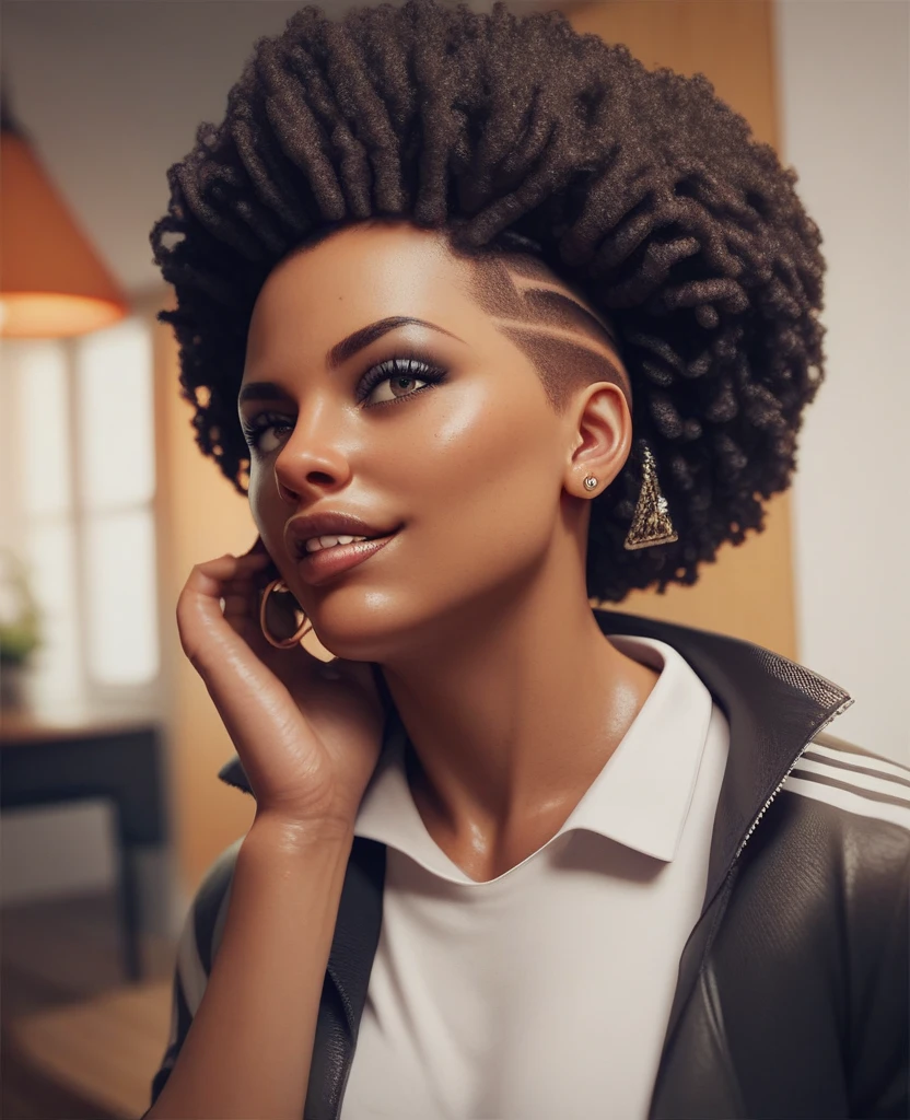 (obra-prima), (Melhor Qualidade: 1.0), (ultra high def: 1.0), foto detalhada, 8K, rapaz asiatico de 18 anos, bonito, cabelo undercut, esportista, fundo simples, pele detalhada, poros, crescimento do cabelo