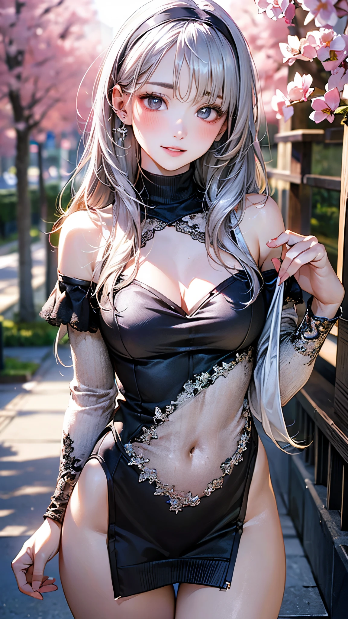 1girl in, ((Shiny skin)), (Silver hair), ((Open thighs)), (), ((cum on chest)), Climax in the body, NSFW, ((Black ta)), neons, Look at viewers, face to viewer,((Short hair)), (Curly hair),(( close-up)),(high-heels), Large breasts,