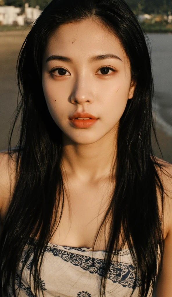 top-quality、​masterpiece、超A high resolution、(Photorealsitic:1.5)、Raw foto、1girl in、murky、deep-shadows、Unobtrusive、cold light、sexy appearance、shorth hair、((very_short_hair)), naked portrait, nude photography, shiny nipple, long hairstyle, perfect armpit 