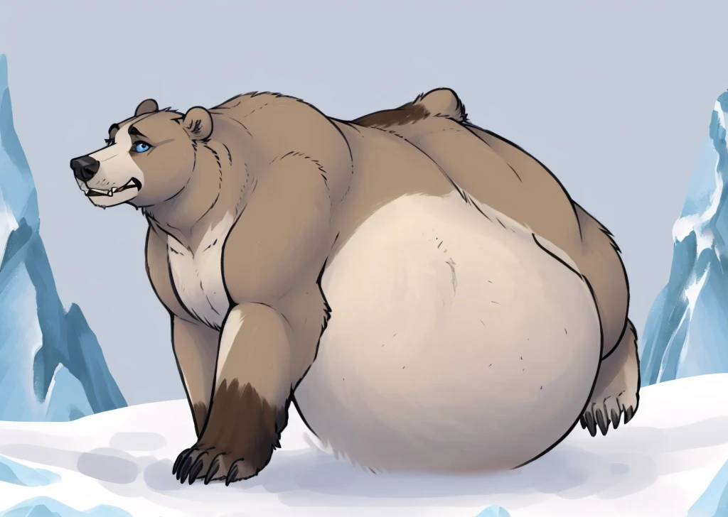 Wolf, female, long messy hair, huge breasts, huge breasts, enormous fat ass,fat thighs, morbidly obese,claws,back view,nude, mountain ,fat arms,hyper ass, hyper ass, hyper ass, colossal curves, colossal curves, colossal curves,solo