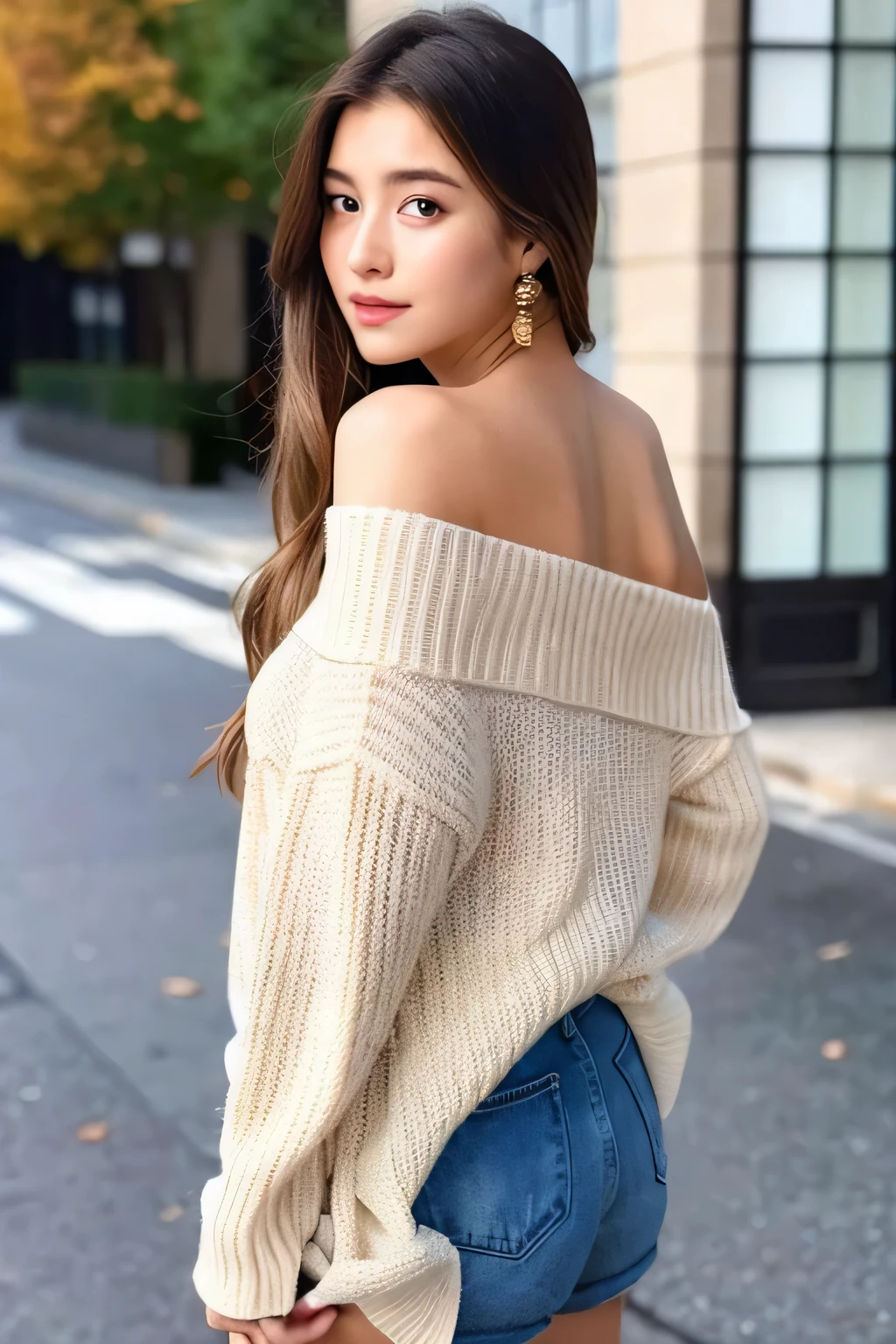 Dark brown hair、Light brown eyes、Japanese actress、 Lady、I am about 40 years old.....、(Intricate details:1.2)、(Which is the top?????:1.4)、 (Ultra-high resolution:1.2)、Ultra-high resolution、(Finely tuned)、(Detailed facial features)、Hmph、8K resolution、D cup size breasts、Long Hair、Bright bathroom with sunlight shining in、Large windows、Extravagant space、relax、、,Full body photo、Head to toe shot、Beautiful feet、red Off-the-shoulder knit、Beautiful feet、A refreshing room filled with sunlight、she, household items, (plant:0.8), Fashion Hub, Attention to detail, Very detailed, Realistic, Hourglass Shaped Body, Obscene pose,、、私 cry a lot、tears、person on the left、White wall、White floor、diagonally from below、please lift your chin、Put your butt against the wall、be half-hearted、Shooting from the side、summer、