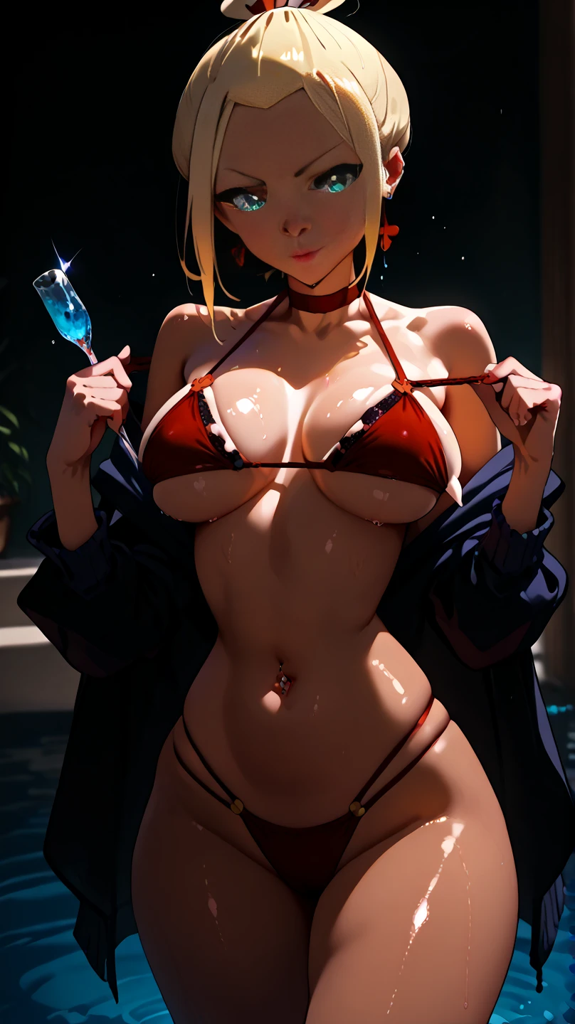 (Nsfw),((masterpiece)), ((highest quality)), (Very detailed), ((sexy)), (device), ((Very detailed)), 4K, (8k), highest quality, (beautiful), Anime Style, Upper Body, (Focus on the face), a cute girl, 1 girl, ,blond hair,((beautiful eyes)), White skin, short Hair, (gigantic Breasts:1.5),navel,slip nipples,Whiteskin,Earrings,collar,( ahegao,spoken heart:1.5),(black slingshot swimsuit,slip nipple:1.5),(large penis,slip penis,futanari:1.5),(in casino:1.5),(crowd of people:1.3),bunny ears,(semen out, cum out:1.5)