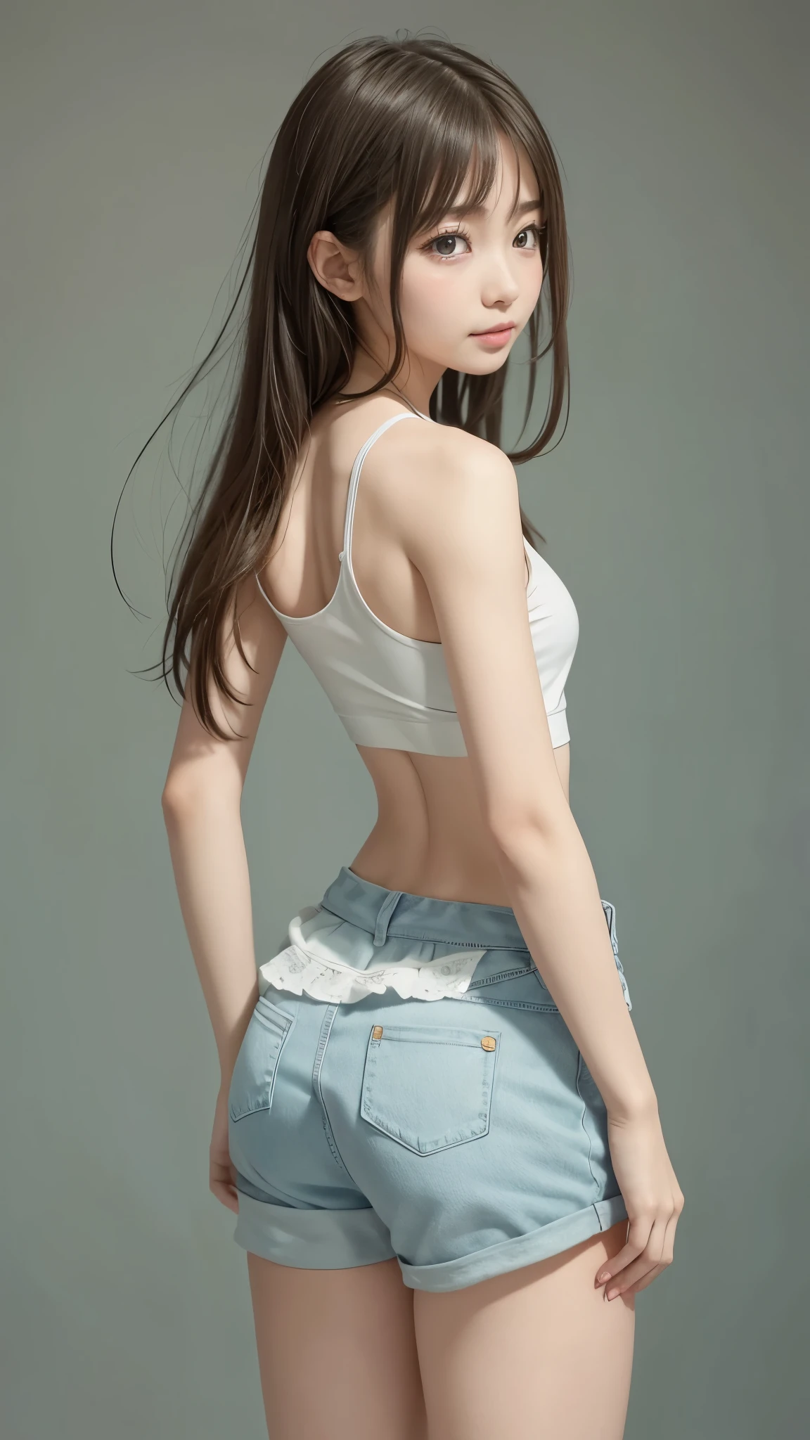 One wears tight shorts,Woman in tight skirt posing for a photo,A photograph inspired by Ma Yuanyu,Tumblr,hentail realism,dilraba dilmurat,beautiful Korean women,Korean girls,cute korean actress,Beautiful Korean young woman,gorgeous korean young woman,Young and cute Korean face,Kim Young-hin,ruan jia beautiful!,Korean female fashion model