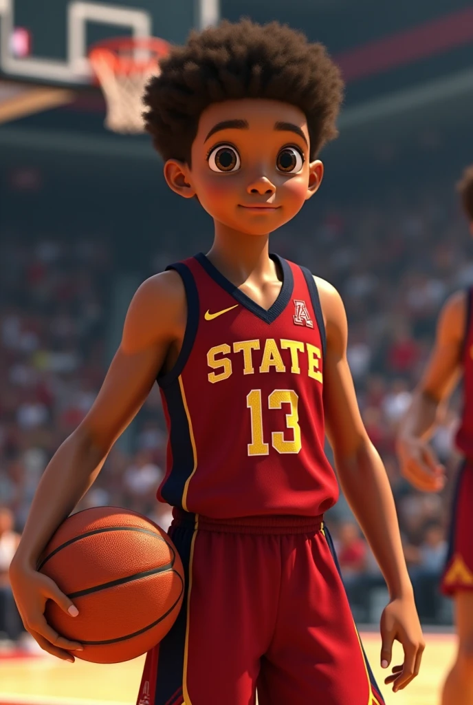 Pixar style,3d,basketball player
