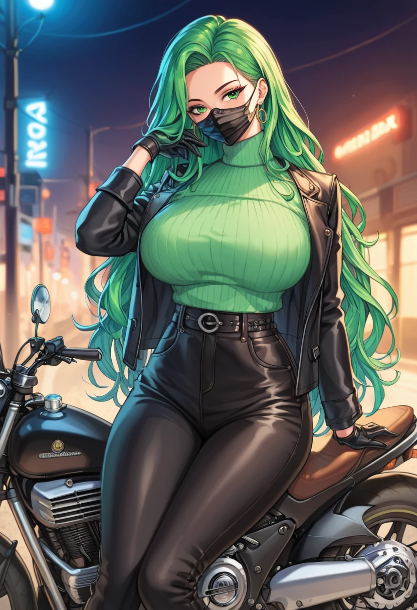 (masterpiece, best quality:1.4), (full body), (standing:1.5), (front shot), 1girl, solo, (european youth:1), (sexual), 1girl, (upper body), (standing), Mitsuri, (gradient hair color:1.5), (long hair:1.2), seductive expression, (green eyes:1.4), (erotic), cleavage, (demon_slayer_uniform:1), smile, long_sleeves, looking_at_viewer, japanese_clothes, (haori), cleavage, jacket, open_clothes, skirt, belt, (black_skirt), pleated_skirt, thighhighs, (green_thighhighs:1.5), zettai_ryouiki, sexy smile, beautifull fieldat night, moon at the sky, moonlight, beautiful face, highly detailed face, highly detailed skin, skin pores, subsurface scattering, realistic pupils, big breast, full face blush, full lips, detailed background, depth of field, volumetric lighting, sharp focus, absurdres, realistic proportions, good anatomy, (realistic, hyperrealistic:1.4), 16k hdr,