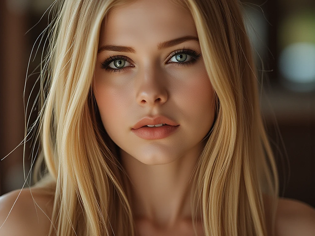 A Swedish woman, cheveux blonds, Summer meadow, Texture naturelle de la peau, 24 mm, Textures 4k, soft cinematic light, Photo brute, photorealism, photoreallistic, complexe, elegant, highly detailed, mise au point nette, ((((cinematic look)))), Soothing Tones, insane detail, Inhibited details, hyperventilé, Faible contraste, soft cinematic light, Couleurs sombres, Exposure mix, Hdr, faded