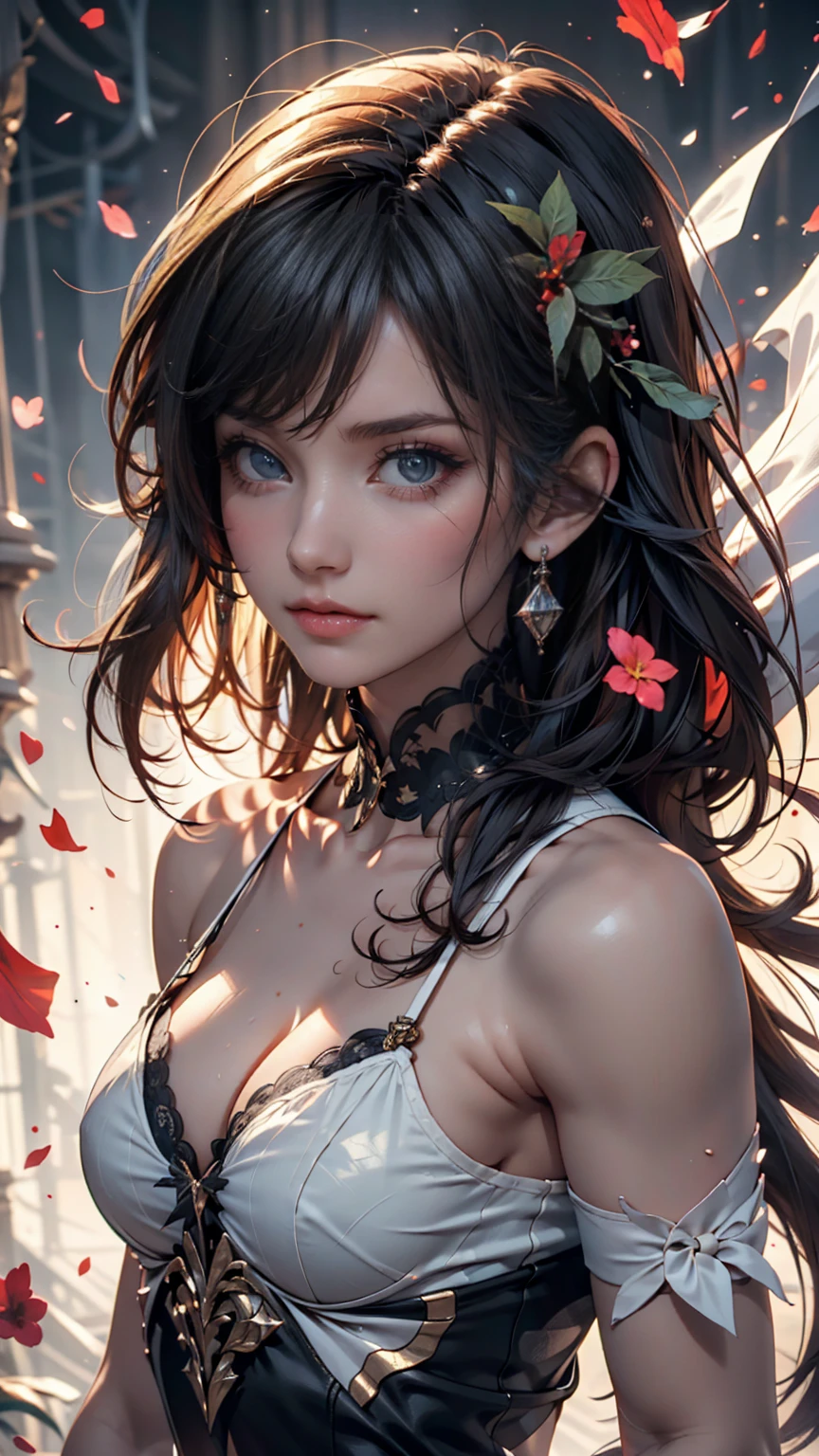 Garnish flowers on scars