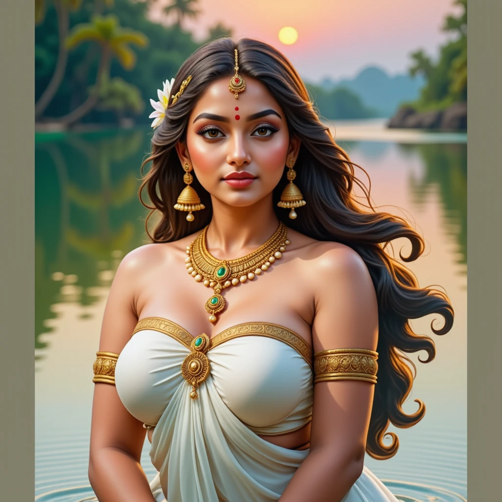 Raw human female chest, Chest undress, Cleaning upper, chest without any cloth , body parts,  women, chest ,  very natural features huge chest, body parts Gorgeous 32-year-old girl emerging from an Indian river in india, tree in background , smooth skin –ar 9:16”, slight smile, 4k, sharp focus, high resolution, by artgerm and greg rutkowski  Big beautiful girl A selfie of the most beautiful lord krishna ladoo gopal alive, dramatic and stunning award winning photo, dramatic linear delicacy, shot --auto --s2