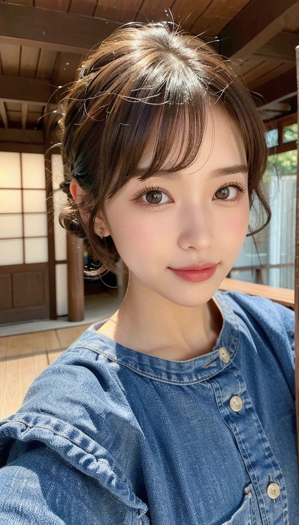 big hair up to the shoulder 