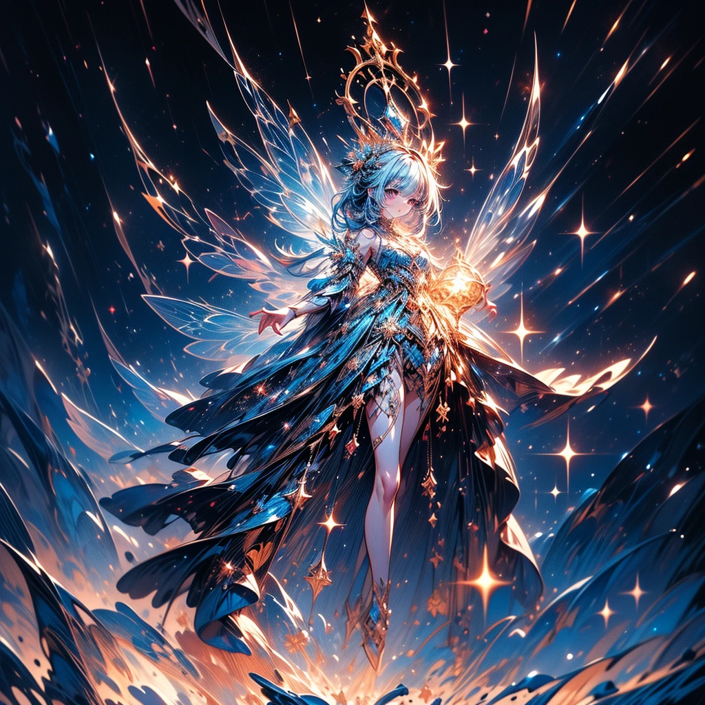 (masterpiece、top-quality、top-quality、Official Art、Beautifully Aesthetic:1.2)、(1girl in)、ighly detailed、(Fractal art:1.3)、colourfull、highestdetailed、face perfect、The upper part of the body、HDR、(doa:1.3)、(full naked1.2)、intergalactic、(light streaks)、striking visuals、(Dynamic streaks、Bright trajectory:1.2)、vivd colour、