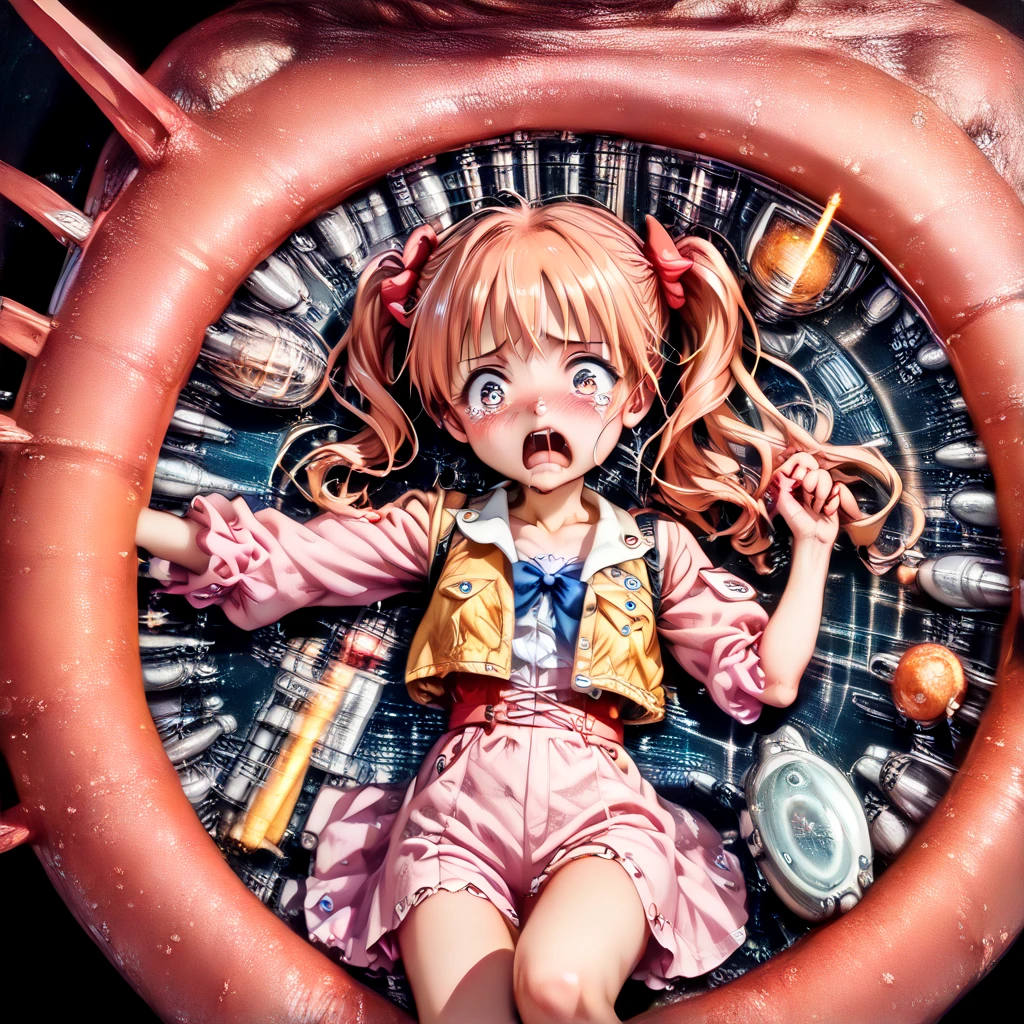 最high quality, 8k, High resolution, high quality, masterpiece, beautiful, (Anatomically correct:1.2), Face in perfect detail, 40s, A beautiful woman, Silky pale blonde, Braided Hair, Bangs that expose the forehead, 、Light blue eyes, Beautiful Skin, Attractive person, Married Woman, Elf, Soft, swaying huge breasts, Short stature and thin build, disgust, (side-tie bikini bottom), Stone prison, (steam), heavy breathing, love juice, (restrained, shackles, handcuffs, collar), fellatio, from above, open mouth, kneeling, 2boys,2penis, bukkake,