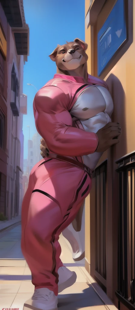 bandana, tomboy, curvy, huge breasts, muscular female, thicc, thick arms, thick thighs, living hair, short hair, dark-skinned female, bloomers, leotard, holding hammer, open mouth, blush,teeth,,green eyes, thick eyebrows, black hair, hair bobbles, wince, longeyelashes, solid circle eyes, , light smile, ear blush, fang, Surrealism, drop shadow, anaglyph, stereogram, tachi-e, pov, atmospheric perspective, 8k, super detail, ccurate, best quality,, red bloomers, red bloomers, pantyhose, full body, standing,UHD, retina, masterpiece, ccurate, anatomically correct, textured skin, super detail, high details, high quality, award winning, best quality, standing, refsheet