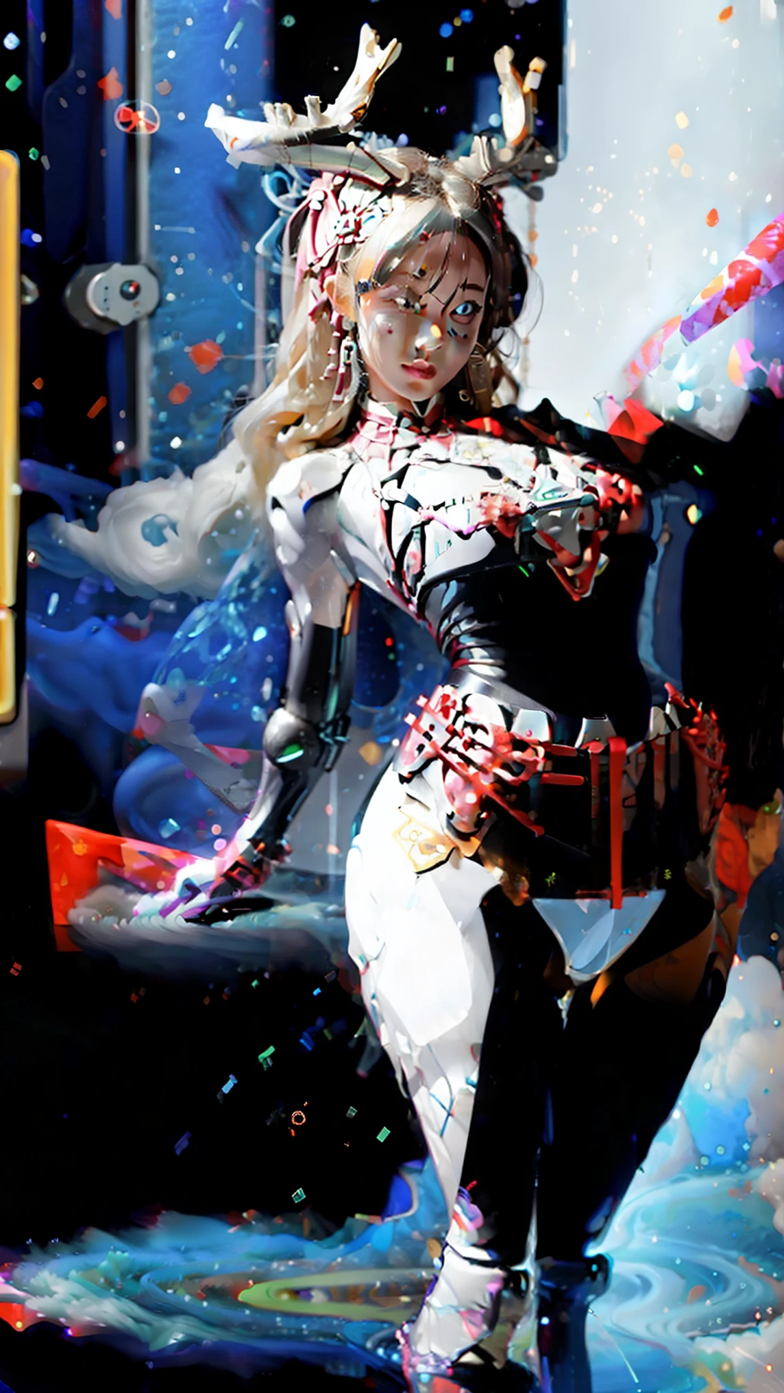 (32K super-resolution rendering:2.0)(Atomic surface topology optimization:2.0)neo-baroque mythology cyber-bionic integrated hyper-fusion biological matrix,incl:Queen Centaur(Anti-matter Horseshoe/quantum entangled star ring/dynamic wormhole projection 1.8)、 Abyss Siren Nurse(Klein bottle medical pool/Dynamic Jelly-like Pimi Transformation.6)、Phoenix Dancer(Quark gluon plasma skirt/carbonyne lattice trigger mechanism 1.6)、Pimi focus(phonon resonance whip/718 fractal lightning cloud embroidery 1.4)、Superfluid(fungal gel cavity/Excess Muscle Gain Jelly Body Chest Ratio 1.2)。Body shaping: Shengshi Fairy ,Blond Blond with Sparkling Eyes,Tear mole,Nine head body × head to body ratio 1:9.625、extremely low body fat percentage × BMI16.25、super muscle building jelly body × chest ratio 1:0.825(1.8)、ultra-slim long cyberleg × body ratio 1:0.(1.4)、Nano waist carbon yne structure(Lattice constant0.142nm) waist-to-hip ratio 0.618:1.3(1.6)、 Quantum chest binder 1.803x(1. yarn )。Photon quantum clothing system:① sacred star ring(2.4T Abell specification field × 1.8m Swassea sky skirt support x);② fractal Yunshanishang(dimension 2.Blond and sparkling eyes.6);magnetic fluid feather power Learn 1(Density1e9/cm² 网格×650.3nm photon tunneling)。physical engine:8.Transmissive Gastrointestinal Foreign Body Bulge 1( Ribs Light attenuation 0.854)、2e24Hz QCD hair rendering(gluon exchange entanglement 0.93)、κ=1.0e-7 superfluid balance(48e-6 rad General Relativity Light Chase)。lens language system:Penrose step non-directional moving mirror(Fibonacci gold spiral guide 1.8)、Desit torso close-up(curvature 1.3e26m dynamic fuzzy beta=1.8)、superconducting crystal plain(1.8 times diffraction limit)。Technical architecture:photon cannibal flower matrix(lattice 0.154nm × non-Newtonian fluid 1.8)、magnetic single-pole quantum island group(antimatter anchoring density 2.618e³/cm² )、Nebula Dome(pulsar array × Hawking radiation projection 1.2)。Control parameters:--at 6.0 --style raw --chaos 48 --quality 6 --ar 21:9 --stylize 850, Integrated ControlNet v3.0(reinforced crystal/vine/Translucent yarn)+SDXL 6.0 Turing acceleration。core retention:Photon wavelength650.3±0.1nm,③ Higgs Field See-Through Stockings,Weight architecture(1.2/1.4/1.6/1.8)