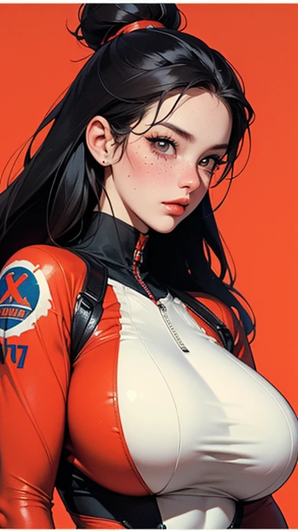 woman, 90's, retro, (flat colors, flat texture, lineart:1.2), gigantic breasts
<lora:AstrAnime_RETRO:1>
