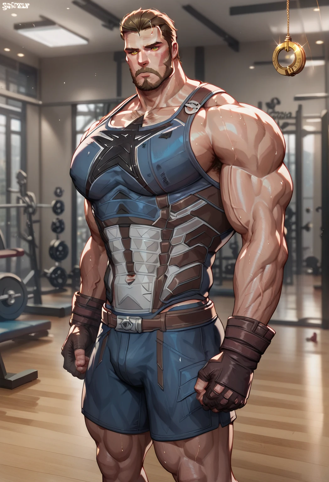 Hot tall muscular male, chris evans face, chris evans picture, tall body, sexy body, Huge cock bulge, tight clothes
