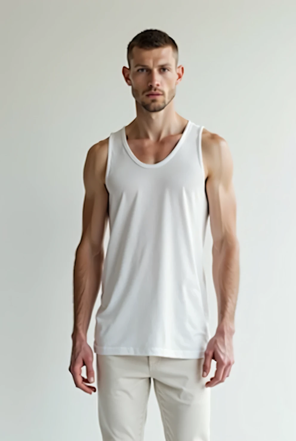 A man in Indian LUX VENUS undervest and LUX Classio underwear