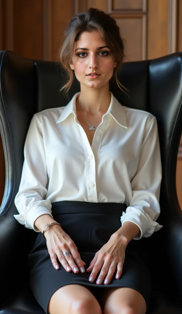 A woman talking on the phone