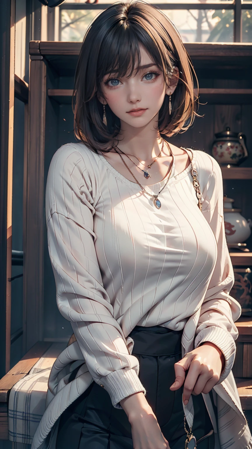 Ala Fed woman in brown sweater standing in room, South Korean actress, beautiful south korean women, gorgeous young korean women, Cute Korean Actresses, Choi Hong-hwa, Kwak Ji-yeon, Korean women, Shin Min-jung, beautiful young korean women, Lovely lady, korean artist, korean female fashion model, Park from to minutes, Short hair, masterpiece, super detail, high details, best quality, 8k