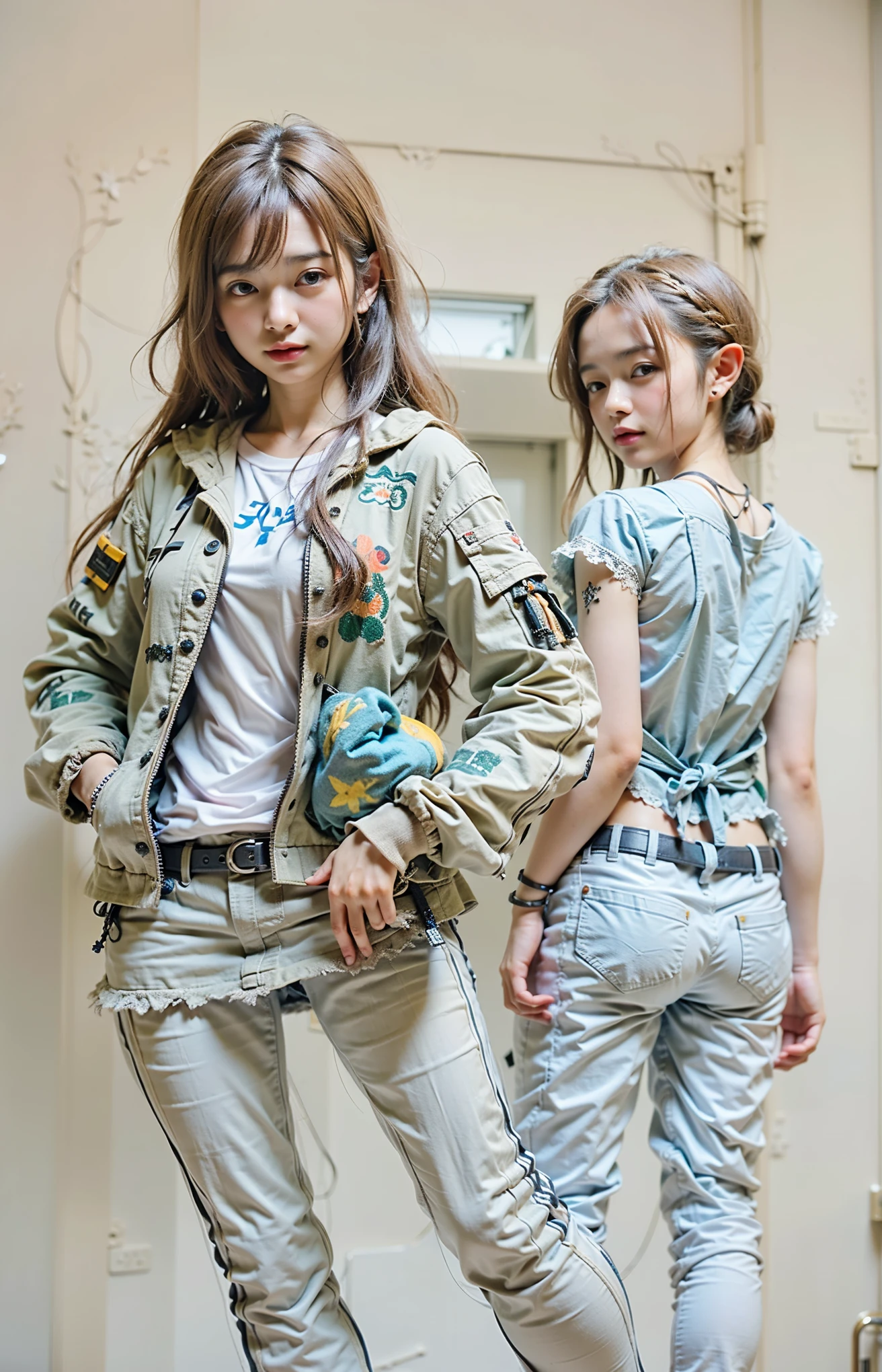 (Completely live action:1.37), (xtremely realistic textures:1.37), (masterpiece, best quality:1.2), (8k uhd, 16k, 32k, ultra high res), amazingly realistic skin, amazingly realistic photo, superrealism, (photorealistic:1.37), (RAW photo), extremely realistic, (extremely realistic all details), (extremely realistic all textures), extremely realistic lighting, extremely realistic shadow, (japanese girl:1.5), ((young face)), smiling, happy, extremery realistic face, extremely realistic skin, extremely realistic eyes, extremely realistic background, extremely realistic detail up, kkw-ph1, ((extremely intricate details, iron armor, elf ear))