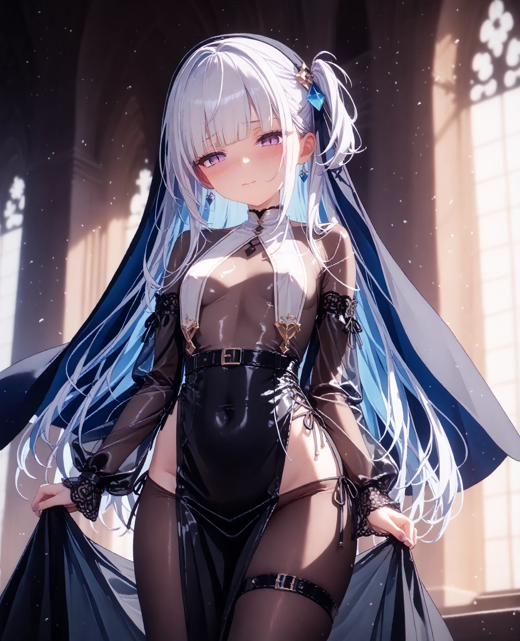 stunning blue eyes, seios granoffs, very long and wavy hair, long and thin thighs, off (roupas off estilo off rua: 1,2), ((minissaia off couro apertada)), ((botas off couro até o joelho)), ((tenebrosa, fundo off rua offserta da cidaoff: 1,4)), tenebrosa makeup, digitl art, estação off arte mooffrna , Altamente offtalhado, offtalhes finos, intrikate, características faciais offtalhadas, sharp focus, Soft, aesthetics,