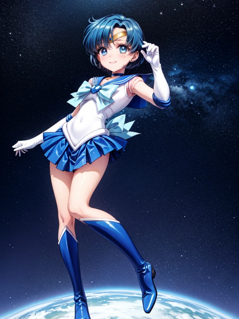 Cartoon image of a man in a sailor suit jumping、Wallpapers Anime Blue Water、sailormoon!!!!!!!,　Anime Boy、(Anime Boy)、Ecchi Anime Style、Anime Manga Robot!!Anime Boy、Enchanting anime boy、Sailor Mercury、Classic boy、High quality anime art style、anime moe art style