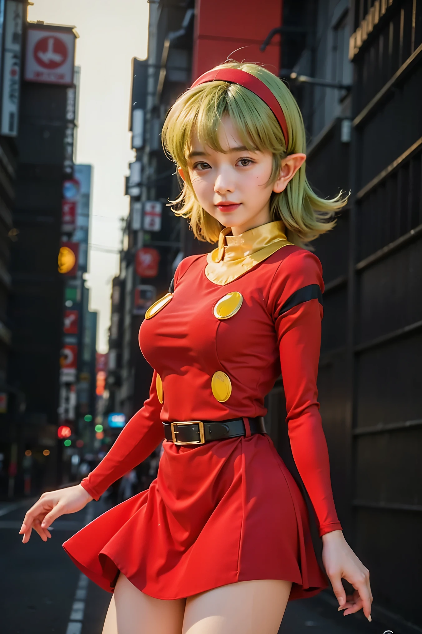 (Completely live action:1.37), (xtremely realistic textures:1.37), (masterpiece, best quality:1.2), (8k uhd, 16k, 32k, ultra high res), amazingly realistic skin, amazingly realistic photo, superrealism, (photorealistic:1.37), (RAW photo), extremely realistic, (extremely realistic all details), (extremely realistic all textures), extremely realistic lighting, extremely realistic shadow, (japanese girl:1.5), ((young face)), smiling, happy, extremery realistic face, extremely realistic skin, extremely realistic eyes, extremely realistic background, extremely realistic detail up, kkw-ph1, ((extremely intricate details, green hair, elf ear))