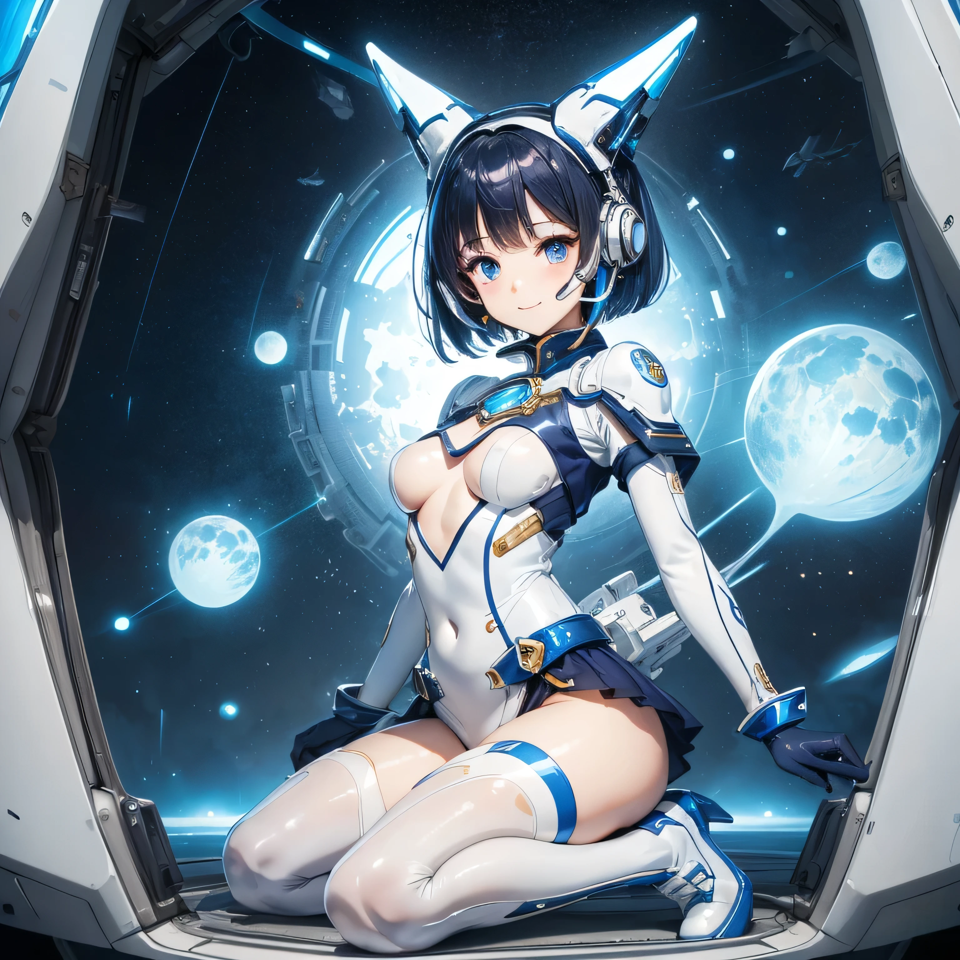(Simple space background)