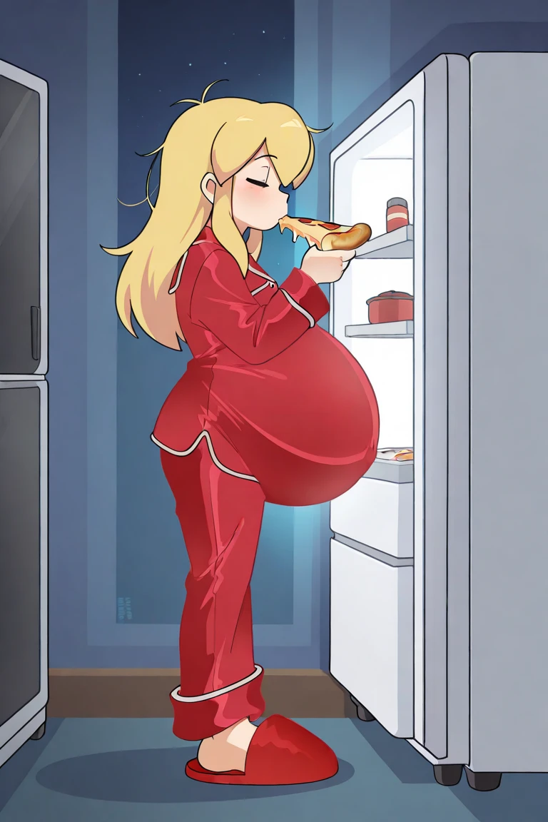 score_8, score_9, sally, blond hair, black eyes, (completely nude:1.2),( kid),chili,