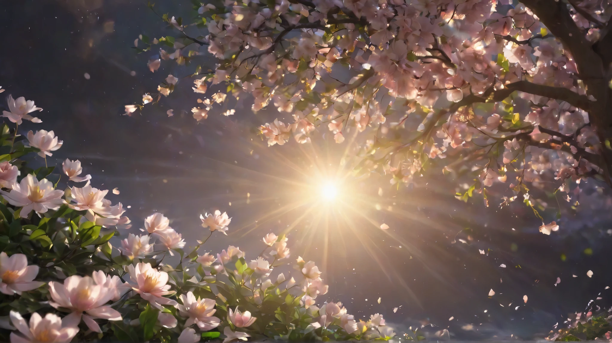 I left the flrsh , , Let it blossom, radiating light, lighting, Atmospheric, scale, order, cure, light, have hope, softener, Calm,