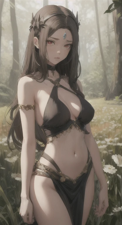 Name: Diane Prince
Age: 18
Gender: Female
Hair: long curly black hair
Eyes: Black and Red
Skin Colour: light brown
Extra Details: Has an Ouroboros tattoo on the back of her neck, red eye is an actual philosopher stone. Appearance: long curly black hair + black eyes + full pink lips + small, soft breasts + thin waist + thick thighs + nice ass + tone + flat stomach + slightly muscular + soft, golden brown skin
Race: Human? Homunculus?? Demon???
Power: Water Alchemy
