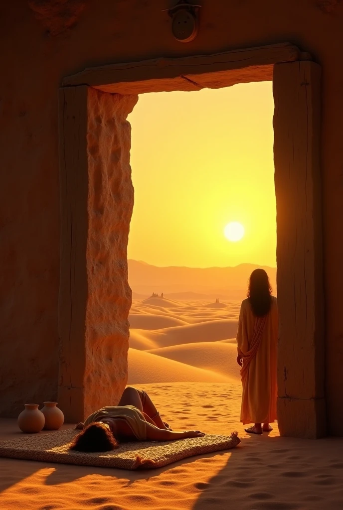 My love, prepare me some Algerian tea. The sun is at its zenith, burning the earth. Come bring me coolness under the tent.