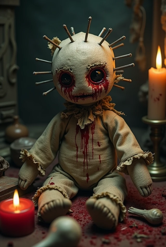 (knitted toy voodoo doll:1.5), (Voodoo at Spa:1.3), (Clothing: relaxing spa attire:1.0), (Accessories: enchanted massage stones, glowing aroma oils:1.1), (background: serene spa with floating candles, glowing water features, and a calming ambiance:1.2), best quality, masterpiece, detailed soft oil painting, detailed background, dramatic cinematic lighting, soft edge lighting, professional, dramatic lighting, hard edge lighting, ultra quality, 4k,masterpiece, best quality, 8k, ultra highres, highres, extremely detailed