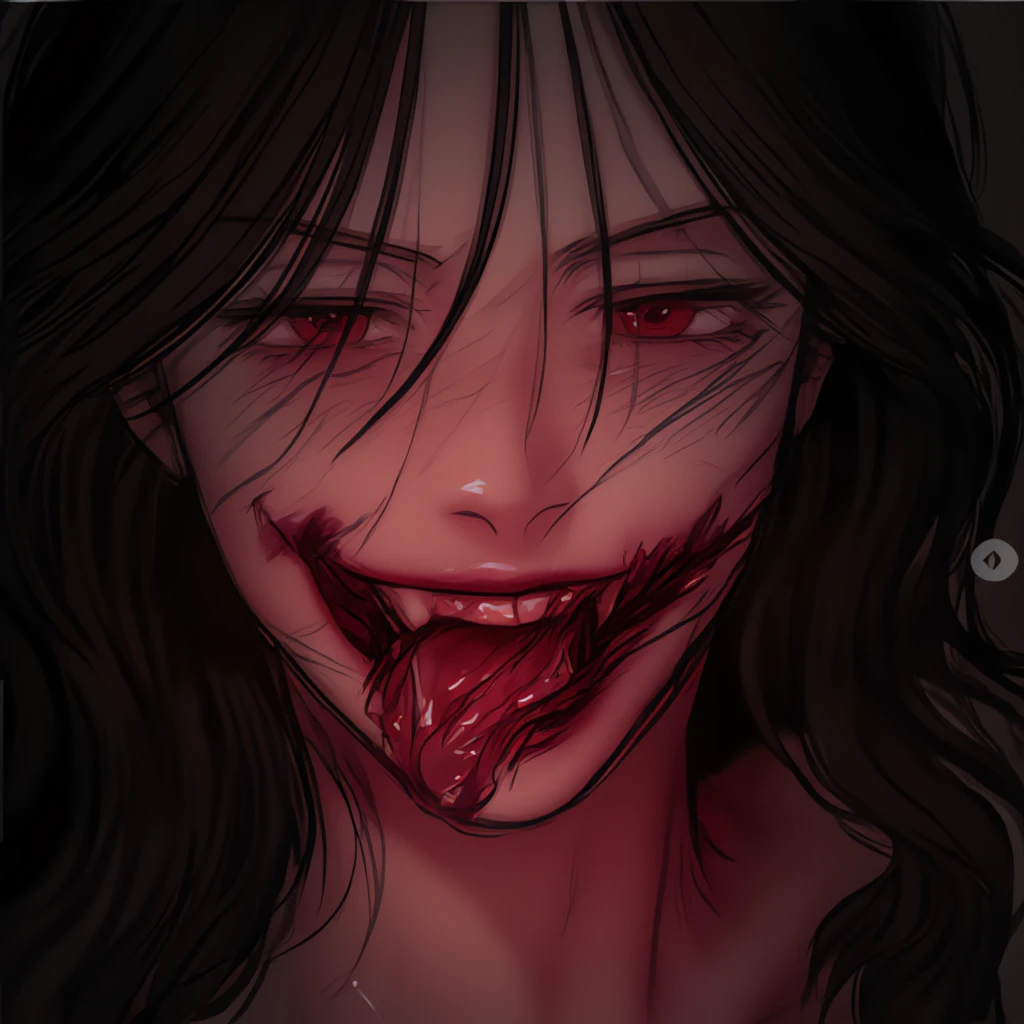((best quality)), ((masterpiece)), highly detailed, 8k, extremely detailed face, (extreme closeup:1.2), gaping mouth, open mouth,(cum on tongue:1.3), thick cum, stray pubic hair, cum, fangs, red hair, red eyes, angry, old hag, slut, business suit, (mature female:1.2), plump, <lora:Cumontongue:1> <lora:asa:0.8>