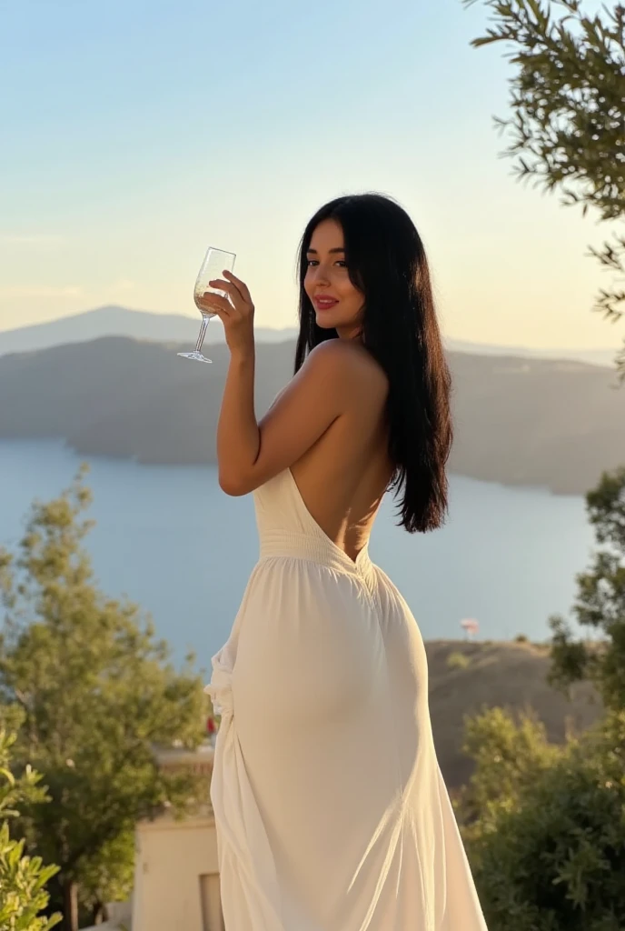 (Cinematic Shot:1.3) Tower13_Savanna (skinny, slim, slender, narrow waist:1.3) ((Photo Focus, DOF, Aperture, insanely detailed and intricate, character, hypermaximalist, hyper realistic, super detailed, (lens flare))) (A Sweet white Summer Dress:1.3) (Standing in front of the Hudson River:1.3) (smile:1.3) <lora:exposure_control_v10:-0.2> <lora:more_details:0.3>