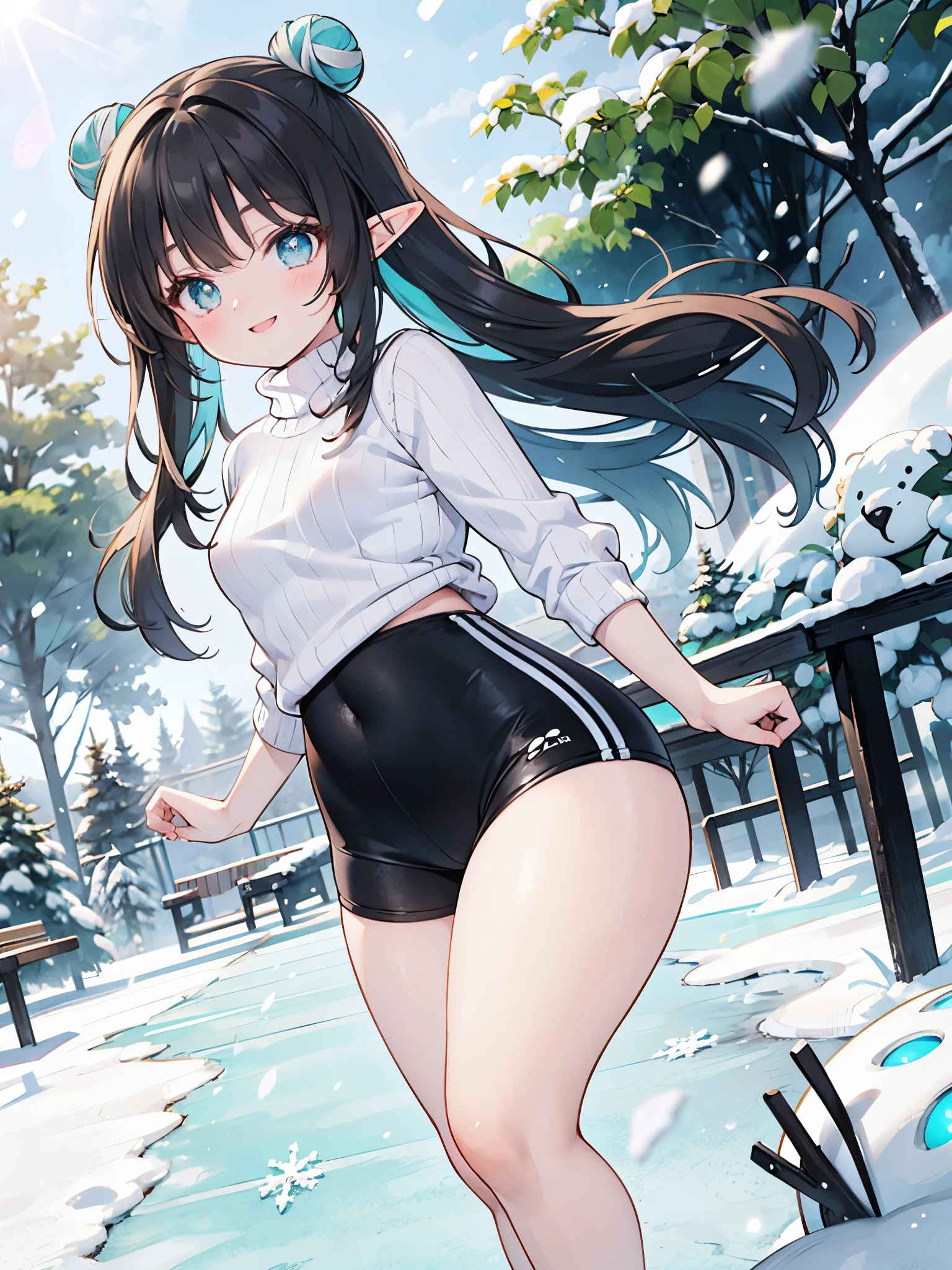 (masterpiece, highest quality, ultra high res, ultra detailed:1.3), 1 cute girl, ideal ratio body proportions, full body, (in snow globe:1.4), in container, (herbarium:1.2), (spherical glass), (floating), (zero gravity), (skirt floating up by buoyancy:1.2), solo focus, submerged, underwater, air bubble, bright lighting, spherical glass wall, pink medium hair, small breast, (white panties:1.4), 